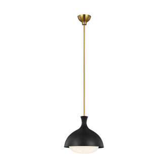 Lucerne One Light Pendant (AEP1021BBSMBK)