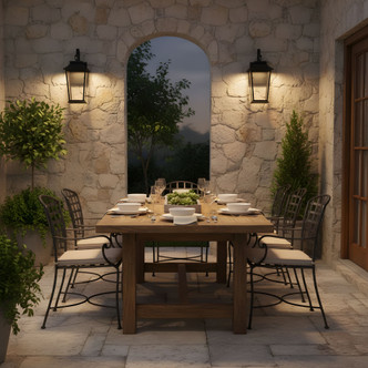 Warren LED Wall Lantern (SLO1231TXB)