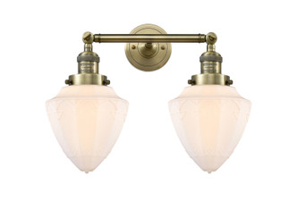 manufacturer_finish:Antique Brass|manufacturer_glass:Matte White Cased Small Bullet|light_output:220.00lm|color_temperature:2200K|cri:99