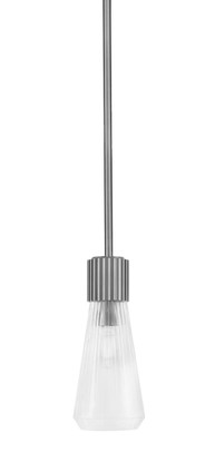 Toltec Lighting - 4801-GP-880 - One Light Mini Pendant - Everleigh - Graphite