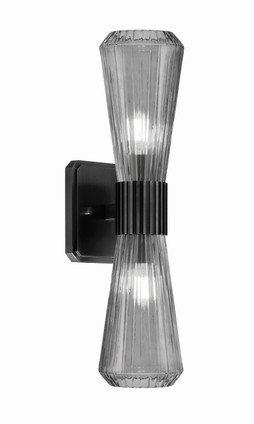 Toltec Lighting - 4820-MB-882 - Two Light Wall Sconce - Everleigh - Matte Black