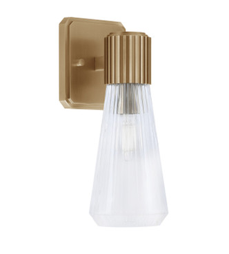 Toltec Lighting - 4821-NAB-880 - One Light Wall Sconce - Everleigh - New Age Brass