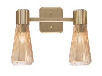Toltec Lighting - 4822-NAB-883 - Two Light Bath Bar - Everleigh - New Age Brass