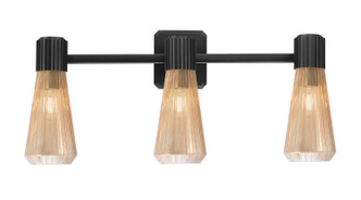 Toltec Lighting - 4823-MB-883 - Three Light Bath Bar - Everleigh - Matte Black
