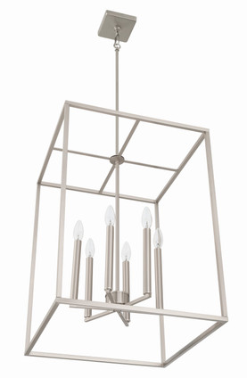 Signature Foyer Six Light Foyer Pendant (60636-BNK)