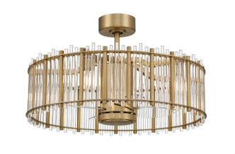 Reveal 24" Fandelier no Wifi 24" Ceiling Fan (RVL28SB4-NWF)