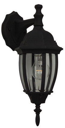 Craftmade - Z264-TB - One Light Wall Mount - Bent Glass Cast - Textured Black