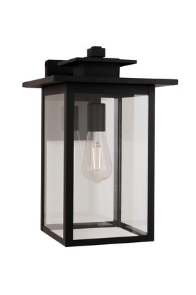 Craftmade - ZA7024-TB - One Light Outdoor Wall Lantern - Rock Creek - Textured Black