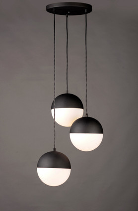 Half Moon LED Pendant (E20364-92BK)