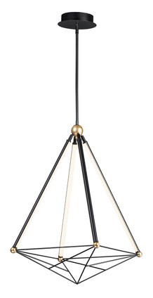 ET2 - E20594-BKGLD - LED Pendant - Spire - Black / Gold