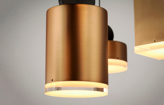 Nob LED Pendant (E20863-75BKGLD)