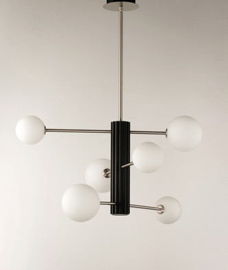 Cog LED Pendant (E24064-92BKSN)