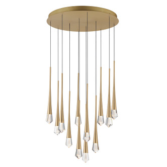 ET2 - E24229-122GLD - LED Pendant - Pierce - Gold