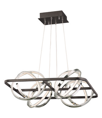 ET2 - E24789-BKPC - LED Pendant - Gyro II - Black / Polished Chrome