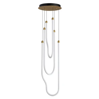 ET2 - E24983-NAB - LED Pendant - Soleil - Natural Aged Brass
