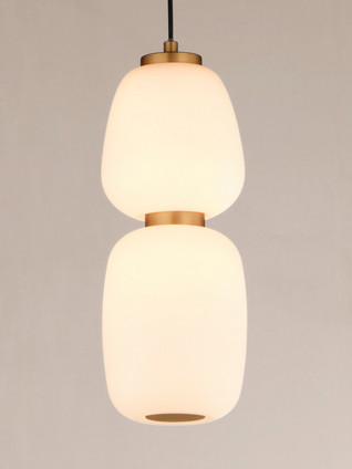 Soji LED Pendant (E25066-92BKGLD)