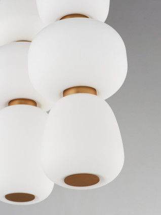 Soji LED Pendant (E25069-92BKGLD)