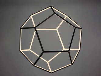 Penta LED Pendant (E25108-BK)