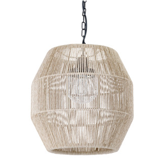 Palecek - 2050-79 - Outdoor Pendant - Tanner - Black