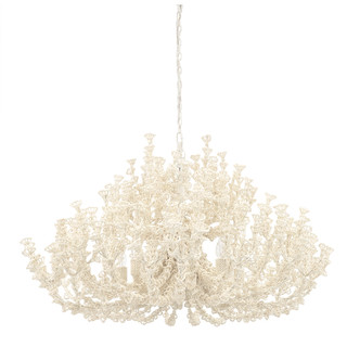 Palecek - 2448-79 - Five Light Chandelier - Seychelles - Cream