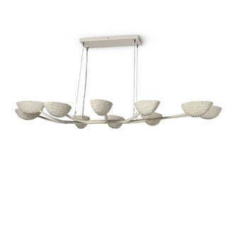 Palecek - 2451-79 - Linear Chandelier - Delilah - Matte Cream