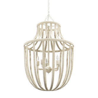 Palecek - 2469-79 - Five Light Chandelier - Paloma - Off-White