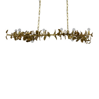 Palecek - 2475-79 - Chandelier - Eucalyptus - Satin Brass