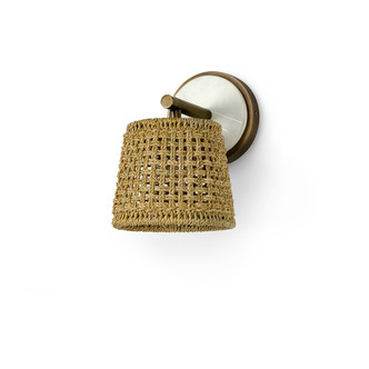 Palecek - 2609-95 - One Light Wall Sconce - Winslow - Brass/Natural