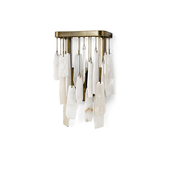 Palecek - 2668-79 - Wall Sconce - Cordelia - Antique Brass