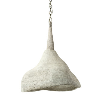 Palecek - 2850-79 - Three Light Chandelier - Jaden - Nickel / Cream