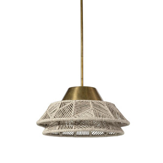 Palecek - 2892-79 - Outdoor Pendant - Salerno - Brass