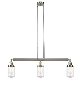 Innovations - 213-SN-G312-LED - LED Island Pendant - Franklin Restoration - Brushed Satin Nickel