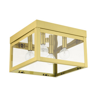 Nyack Four Light Flush Mount (20589-12)