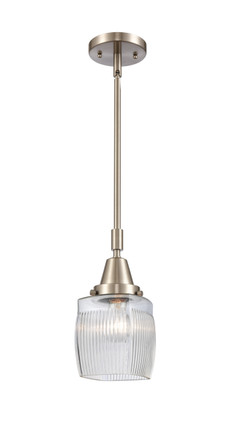 Innovations - 447-1S-SN-G302-LED - LED Mini Pendant - Caden - Brushed Satin Nickel