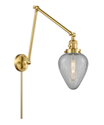 Innovations - 238-SG-G165-LED - LED Swing Arm Lamp - Franklin Restoration - Satin Gold