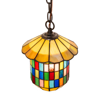 Meyda Tiffany - 296854 - One Light Pendant - Meyer Lantern - Oil Rubbed Bronze