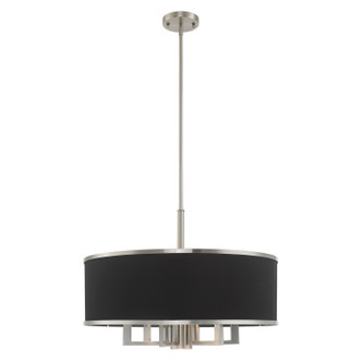 Livex Lighting - 60406-91 - Seven Light Chandelier - Park Ridge - Brushed Nickel