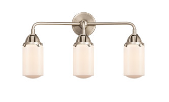 Innovations - 288-3W-SN-G311 - Three Light Bath Vanity - Nouveau 2 - Brushed Satin Nickel