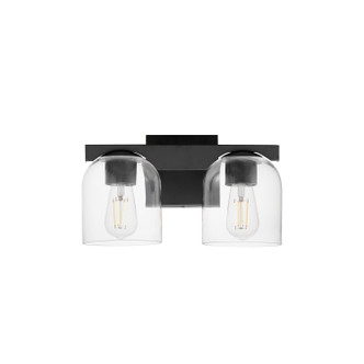 Maxim - 21232CLBK - Two Light Bath Vanity - Scoop - Black Maxim - 21232CLBK - Two Light Bath Vanity - Scoop - Black