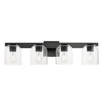 Maxim - 21234CLBK - Four Light Bath Vanity - Scoop - Black Maxim - 21234CLBK - Four Light Bath Vanity - Scoop - Black
