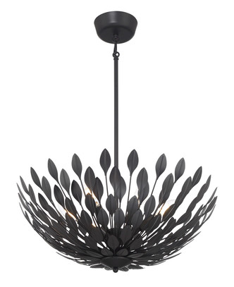 Millennium - 28306-MB - Six Light Pendant - Merylmint - Matte Black