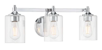Millennium - 28703-CH - Three Light Vanity - Ryehouse - Chrome