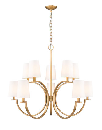 Z-Lite - 2016-10MGLD - Ten Light Chandelier - Cordelia - Modern Gold