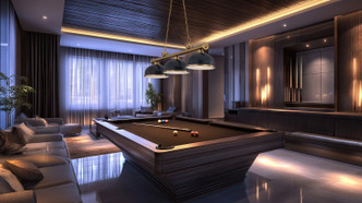 Cordon Three Light Billiard (2306-3HBR-D12MB+HBR)