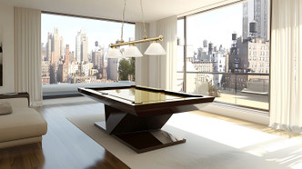 Cordon Three Light Billiard (2306-3HBR-PWH)