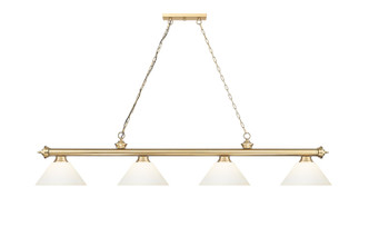 Cordon Four Light Billiard (2306-4HBR-AMO14)