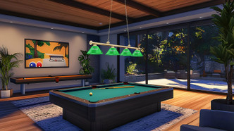 Cordon Four Light Billiard (2306-4HBR-ARG)