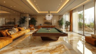Cordon Four Light Billiard (2306-4HBR-D13HBR)
