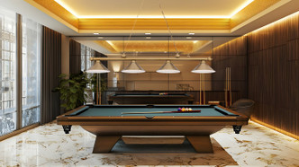 Cordon Four Light Billiard (2306-4HBR-HBR15)