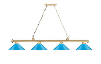 Cordon Four Light Billiard (2306-4HBR-MEB)